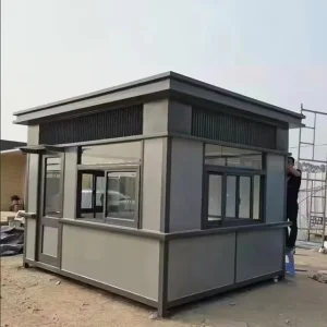 Guard Booth Anti rust and Anti corrosion Used for Traffic Duty and Scenic Area Services High quality Prefabricated Houses
