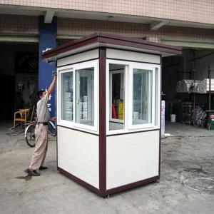 Guard Booth Mobile Container Room Prefabricated Booth Color Sandwich Panel Guard Room Security Booth