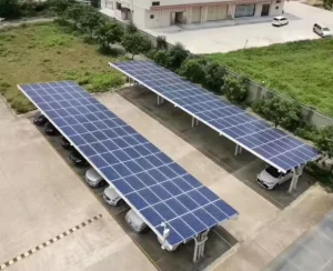 Gutter Drainage Solar Carport Rainwater Collection System Waterproof Canopy