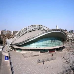 Gym Truss Roof System Steel Roof Construction Materials Steel Pipe Truss Roof Shed