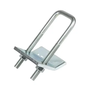 H Steel Structures U Bolt Beam Clamp Refined Malleable Steel Abrazaderas De Viga