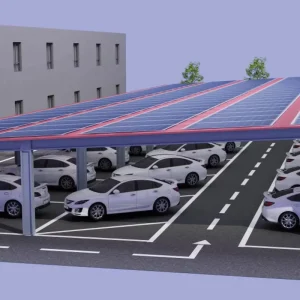 H-shaped Steel Hot-Dip Galvanized Photovoltaic Carport with Enhanced Wind Snow Resistance for Residential & Commercial Use