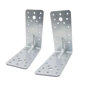 HDF Factory Custom Stainless Steel L Corner Connecting Brackets Support Safety Features Galvanized Steel Angle Brackets for Wood