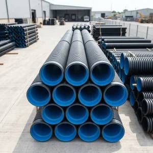 HDPE Double Wall Spiral Corrugated Pipe Large Diameter Underground Sewer Drainage Systems