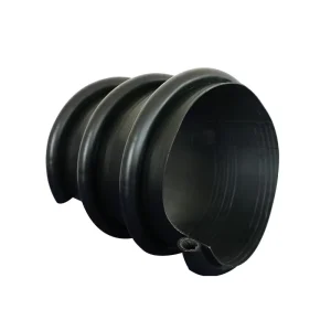 HDPE Drainage Pipe Black Sewage Rainwater Corrugated Spiral Wound Structural Wall Type B Hebei GBT 19472.2