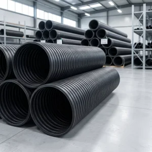HDPE Reinforced Sewer Pipe Large Diameter Corrugated Pipe for Municipal Drainage and Water System Use