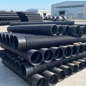 HDPE Spiral Corrugated Pipe Large Diameter Sewer Drainage Pipe for Municipal Construction Use