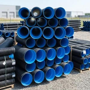 HDPE Spiral Corrugated Pipe Large Diameter Sewer Drainage Pipe for Municipal Underground Drainage System