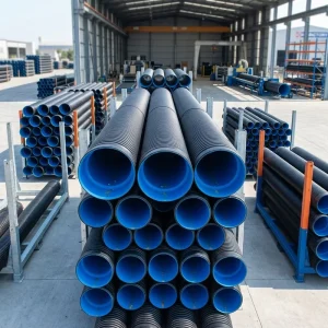 HDPE Spiral Corrugated Pipe Large Diameter Sewer Pipe for Municipal Infrastructure Drainage and Construction Project Use