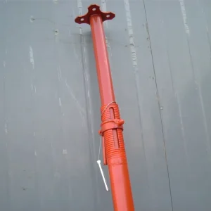 HFJD Adjustable Iron Pillars (Q235/Q345 Steel) for Construction Scaffolding Jacks Type Support Columns-Safe Galvanized Finish
