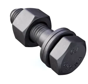 HS10.9 Alloy Steel Black Finish Large Hex Head Bolt Assemblies