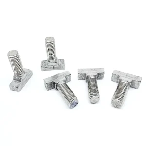 Half Threaded T Bolts DIN931 Zinc Grade 12.9 Implant Screw Hex Nut Bolt Fix Electronic Devices