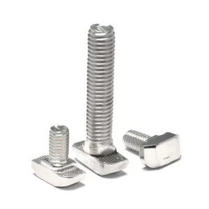 Hammer Head T Bolt for Track Mounting and Support Systems