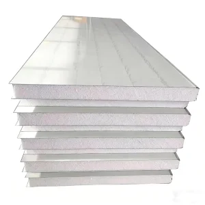 Handmade Polyurethane Sandwich Panel with Pre painted Steel Sheet Surface for Cleanroom and Cold Storage Construction