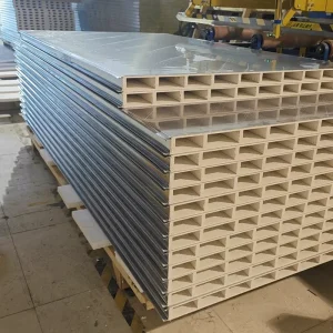 Handmade Sandwich Panel with Hollow Glass Waterproof Fire resistant Modern Design