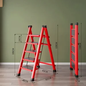 Hardware Included Metal Step Ladder Multi Function Easy Clean Orchard Ladder
