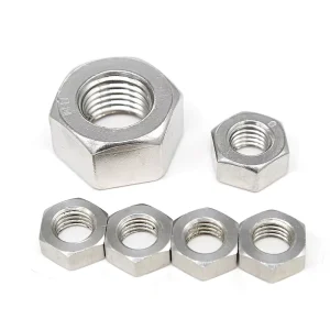 Hastelloy C 276 Tuercas M6 Inconel 601 Inco 600 ISO 4032 Nut ASTM A194 Gr. 8M (ANSI B18.2.2) Heavy Hex Nut