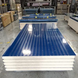 Heat Insulation Fire Resistant Modern Design External Wall Cladding Metal Siding Prefab House EPS PU PIR Rock Sandwich Panels
