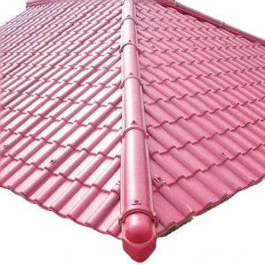 Heat Resistant Glazed Corrugated PVC Synthetic Resin Trapezoidal Roof Panel Waterproof Hotel Use 2.0-3.0mm Thickness 5 Years