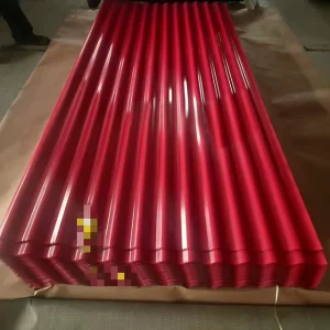 Heat Resistant Metal Roof Sheet Corrugated Roofing Covering Panel Color Coated Steel Sheet