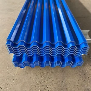 Heat Resistant Metal Roof Sheet Corrugated Roofing Covering Panel Color Coated Steel Sheet
