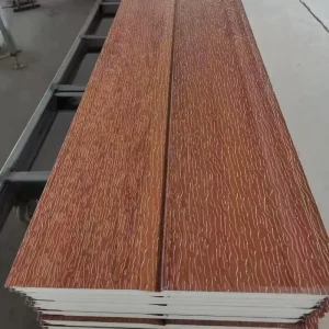 Heat Retention Galvanized Steel Polyurethane Sandwich Sheet Waterproof Exterior Wall Roof Warehouse Wall Panel