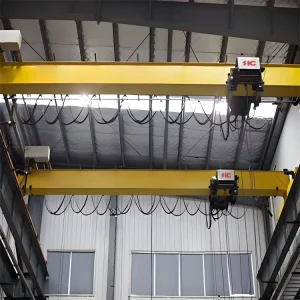 Heavy Duty 10 Ton 16 Ton 20 Ton Single Beam Overhead Crane for Steel Structure Plant Use