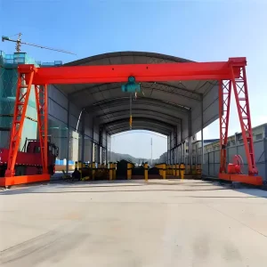 Heavy Duty 10T Single Beam Gantry Crane Steel Structure Workshop Material Handling Lifting