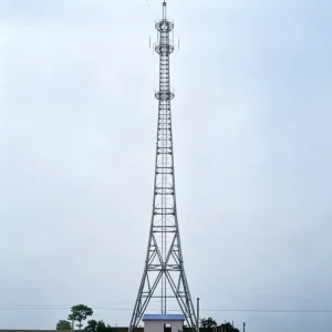 Heavy Duty 10m 20m 30m Q355B Galvanized Self Support 4 Leg Reinforced Lattice Steel Tower for Region 4G Telecom Tower