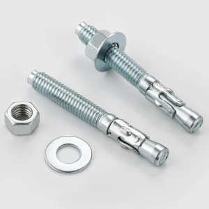 Heavy-Duty 304 Stainless Steel Wedge Expansion Anchors 1″ x 12″ 5-Pack