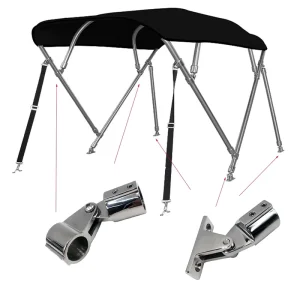 Heavy Duty 316 Stainless Steel Boat Bimini Canopy Fitting Hardware Tube Marine Grade