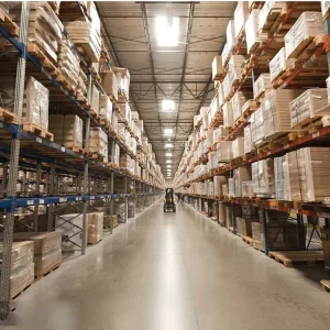 Heavy Duty 4 Layer Boltless Steel Warehouse Shelving 500kg sqm Load Capacity Solid Steel Plate Flooring Power Coated Blue Finish