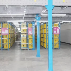 Heavy Duty 5 Tier Steel Grating Floor Mezzanine Platform Efficient Storage Pallet Rack with Corrosion Protection