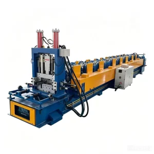 Heavy Duty 80-300mm C Purlin Roll Forming Machine with Automatic Changeover C Profile Roll Forming Machine with Quick Adjust