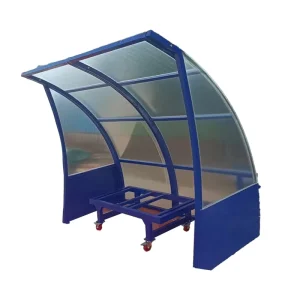 Heavy Duty Aluminum Stainless Steel 12-Seater Football Team Shelter Bench Waterproof Weather Resistant Professional Stadium