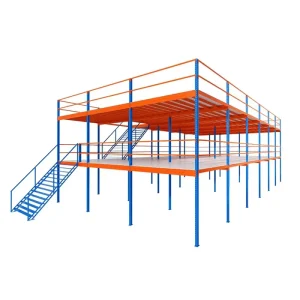 Heavy Duty Anti Corrosion Metal Mezzanine Floor System Industrial Warehouse Rack and Pallet Racking for Garages and Warehouses