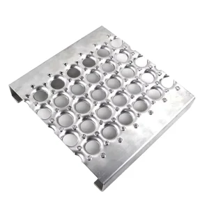 Heavy Duty Anti Skid Plate Perforated Metal Mesh Industrial Safety Grating for Stairs Walkway Platform Truck Step