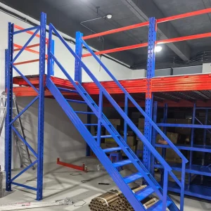 Heavy Duty Attic Platform Shelves I beam Partitioning Shelves Custom Made Warehouse Platform Steel Structure Platform