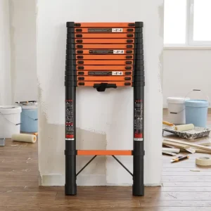 Heavy Duty Carbon Steel Extendable Ladder Folding Telescopic Ladder for Household