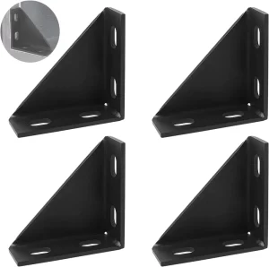 Heavy Duty Carbon Steel Flat Metal Bracket for Furniture Welding Hanger Bracket