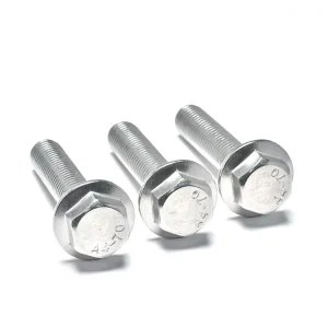 Heavy-Duty Carbon Steel Grade 8.8 M8-M12 Zinc-Plated Hex Flange Bolts for Agricultural Machinery Frame Fastening