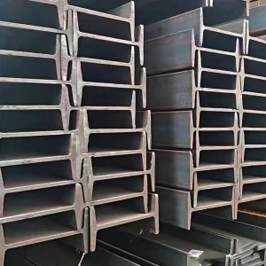 Heavy Duty Carbon Steel I Beam Column 100mm-630mm S235JR ~ S355J2 6m Length Structural Steel for Workshop with Bending Service