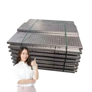 Heavy Duty Commercial Grade Raised Pattern Steel Floor Plate With Anti Surface For Industrial Safety