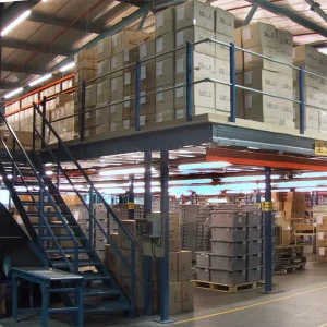 Heavy Duty Custom Assembled Storage Mezzanine Floor Racking System Raised Steel Platform for Warehouse Expansion
