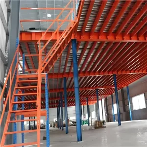 Heavy Duty Custom Structural Steel Platform Heavy Duty Industrial Mezzanine for Factory Workshop