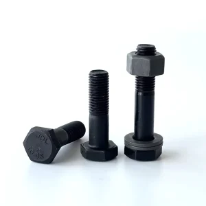 Heavy-Duty DIN933 Galvanized Hex Structural Bolts for Guardrail and Structural Steel Connections
