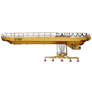 Heavy Duty Double Beam Electromagnet Bridge Crane for Scrap Steel Yard