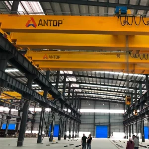 Heavy Duty Double Beam Overhead Crane 50Ton 75Ton 100Ton A6 A7 EOT Crane for Steel Mill