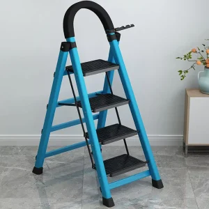 Heavy Duty Foldable Slip Resistant Sturdy Step Ladder Rust Resistant 4 Step Ladder