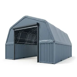 Heavy Duty Galvanized Clear Span Fire Retardant Relocatable A Frame Container Shelter for Mining Site Equipment Storage